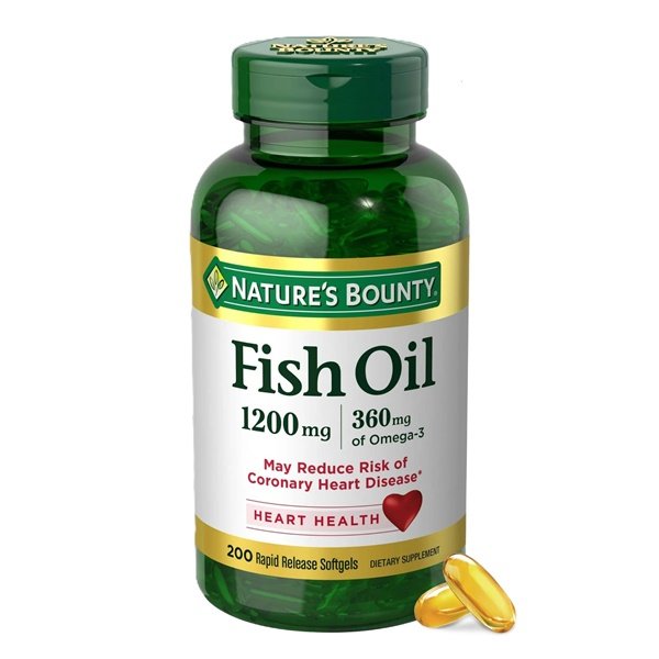 Nature’s Bounty Omega 3 Fish Oil 1200mg 120 Soft Gels