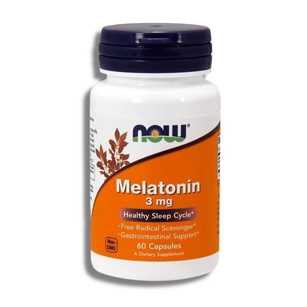 Now Melatonin (3 mg) – 60 veg capsules